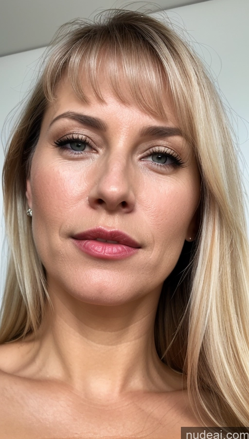 related ai porn images free for Woman One Beautiful Lipstick 40s Close-up View Bangs Blonde White Cumshot Small Tits