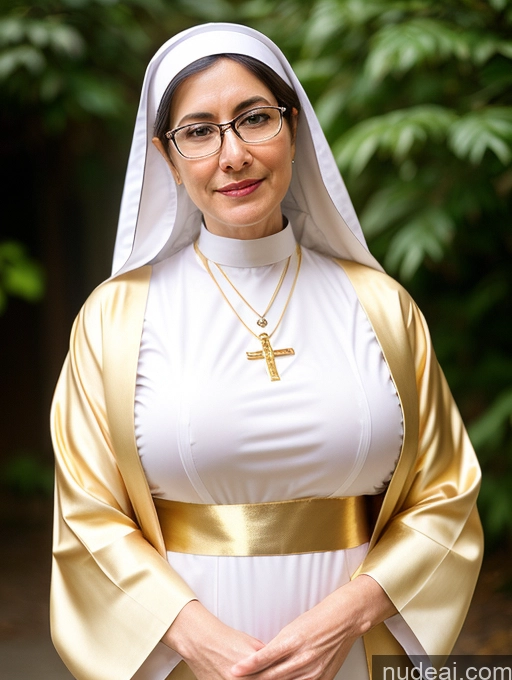 related ai porn images free for Woman Busty Small Tits Glasses Pubic Hair Fairer Skin 60s White Casual Nun Cleavage Gold Jewelry Kimono