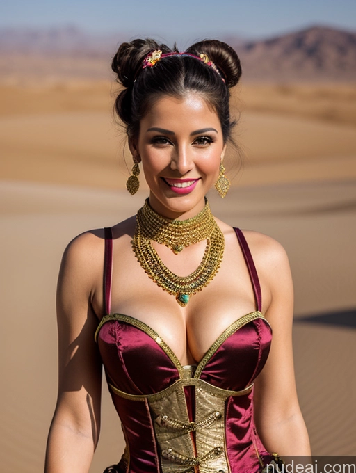 related ai porn images free for One Perfect Body 30s Happy Brunette Hair Bun Egyptian Oasis Front View Cleavage Diamond Jewelry Traditional Steampunk Model Warm Anime Superhero