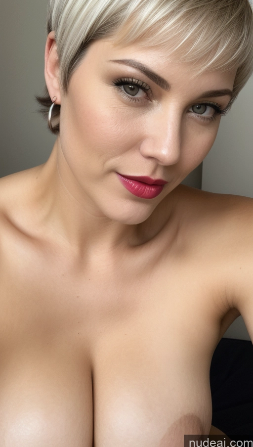 related ai porn images free for Woman One Perfect Boobs Beautiful Lipstick Fairer Skin 40s Black Hair Short Hair White Close-up View Thick