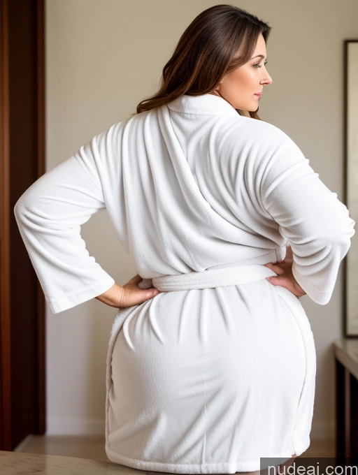 related ai porn images free for Milf Busty Huge Boobs Big Ass Thick Chubby Fat Back View Bending Over Bathrobe