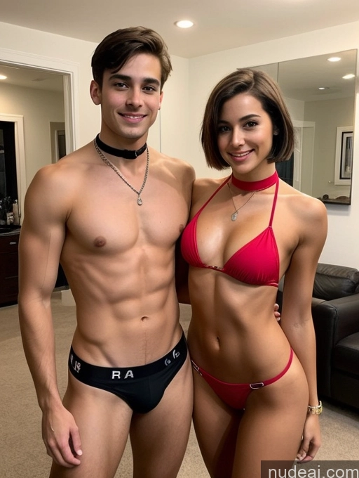 related ai porn images free for Woman + Man 18 Small Ass Skinny Abs Beautiful Small Tits Perfect Boobs Short Hair Brunette Bikini Choker Party