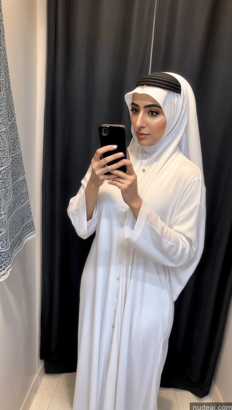 related ai porn images free for Woman One Arabic Bathroom Niqab Secretary Detailed Mirror Selfie