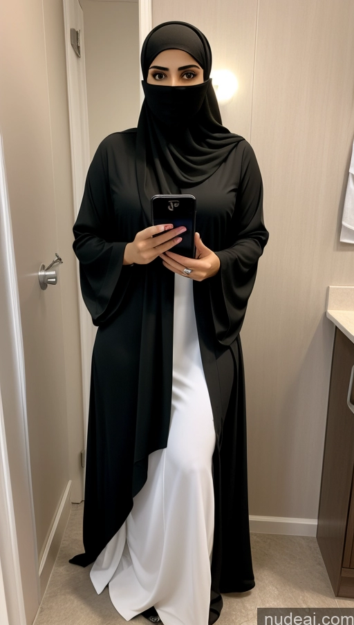 related ai porn images free for Woman One 30s Arabic Mirror Selfie Bathroom Niqab Detailed Dark Lighting Teacher