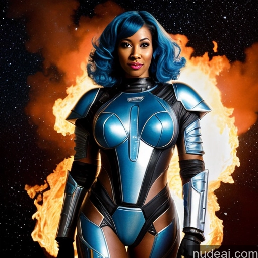 related ai porn images free for Cyborg Abs Perfect Boobs Perfect Body 30s Sexy Face Laughing Blue Hair Straight Black Hell Diamond Jewelry Space Suit Sci-fi Armor Cleavage