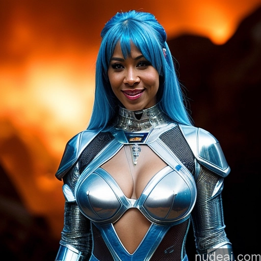 related ai porn images free for Cyborg Abs Perfect Boobs Perfect Body 30s Sexy Face Laughing Blue Hair Straight Black Hell Diamond Jewelry Space Suit Sci-fi Armor Close-up View Transparent