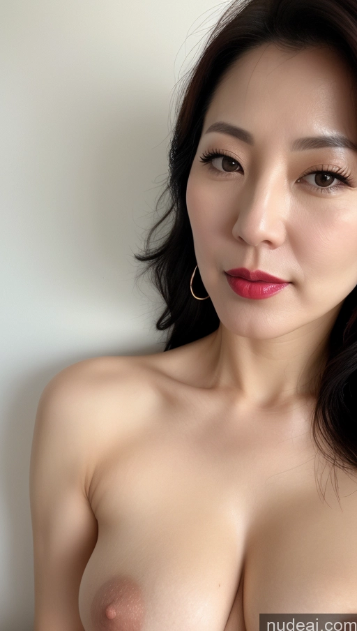 related ai porn images free for Woman One Perfect Boobs Beautiful Lipstick Fairer Skin 40s Black Hair Korean Close-up View