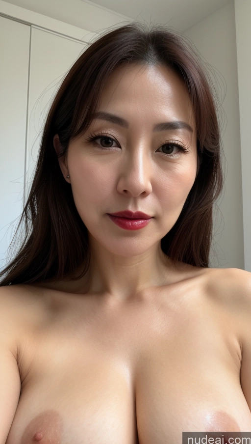 related ai porn images free for Woman One Perfect Boobs Beautiful Lipstick Fairer Skin 40s Korean Close-up View Brunette