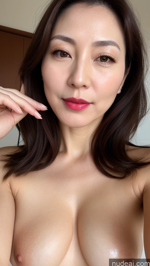 related ai porn images free for Woman One Perfect Boobs Beautiful Lipstick Fairer Skin 40s Korean Close-up View Brunette