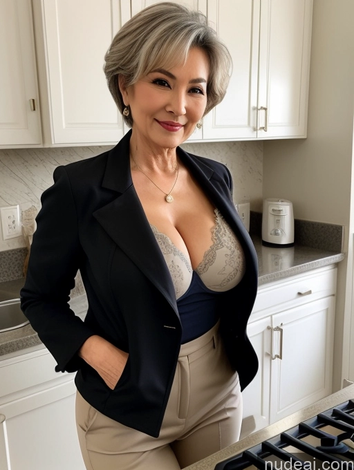 related ai porn images free for Milf Perfect Boobs Beautiful Perfect Body 70s Pixie Chinese Kitchen Bra Casual Jacket Professor Stylish Suit Cleavage Detailed Sexy Face Busty