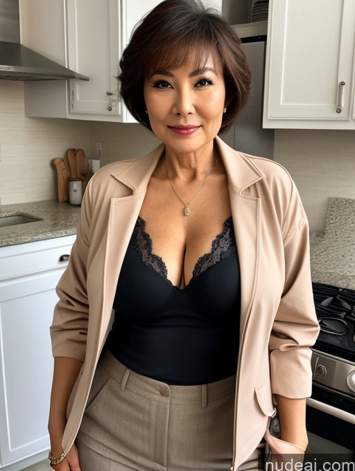 related ai porn images free for Milf Perfect Boobs Beautiful Perfect Body 70s Pixie Chinese Kitchen Bra Casual Jacket Professor Stylish Suit Cleavage Detailed Sexy Face Busty