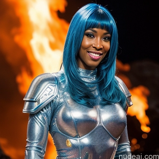 related ai porn images free for Cyborg Abs Perfect Boobs Perfect Body 30s Sexy Face Laughing Blue Hair Straight Black Hell Diamond Jewelry Space Suit Sci-fi Armor Close-up View Transparent