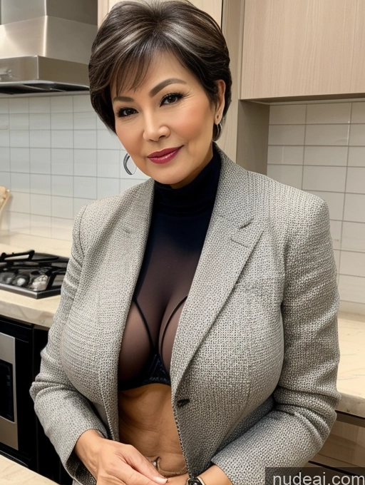 related ai porn images free for Milf Perfect Boobs Beautiful Perfect Body 70s Pixie Chinese Kitchen Bra Casual Jacket Professor Stylish Suit Cleavage Detailed Sexy Face Busty