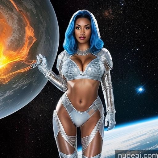 related ai porn images free for Cyborg Abs Perfect Boobs Perfect Body 30s Sexy Face Laughing Blue Hair Straight Black Hell Diamond Jewelry Space Suit Sci-fi Armor Close-up View Transparent Partially Nude