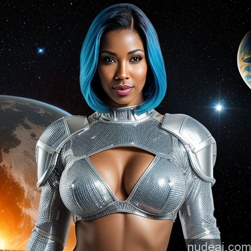 related ai porn images free for Cyborg Abs Perfect Boobs Perfect Body 30s Sexy Face Laughing Blue Hair Straight Black Hell Diamond Jewelry Space Suit Sci-fi Armor Close-up View Transparent Partially Nude