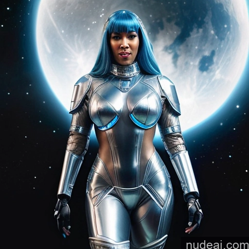 related ai porn images free for Cyborg Abs Perfect Boobs Perfect Body 30s Sexy Face Laughing Blue Hair Straight Black Hell Diamond Jewelry Space Suit Sci-fi Armor Close-up View Transparent Partially Nude Busty