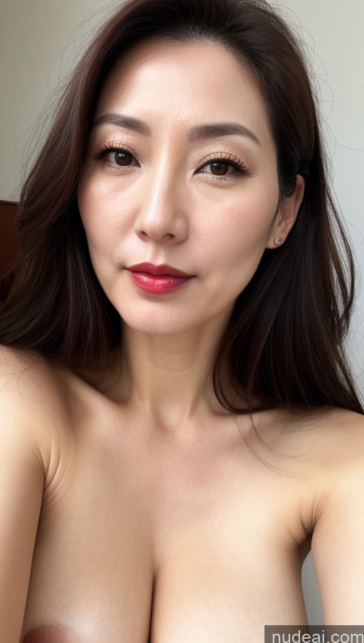 related ai porn images free for Woman One Perfect Boobs Beautiful Lipstick Fairer Skin Korean Close-up View Brunette 40s