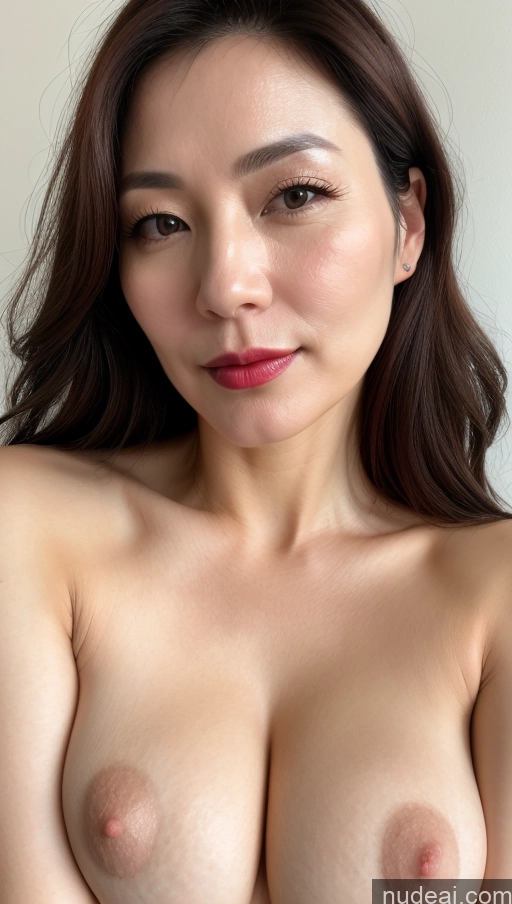related ai porn images free for Woman One Perfect Boobs Beautiful Lipstick Fairer Skin Korean Close-up View Brunette 40s