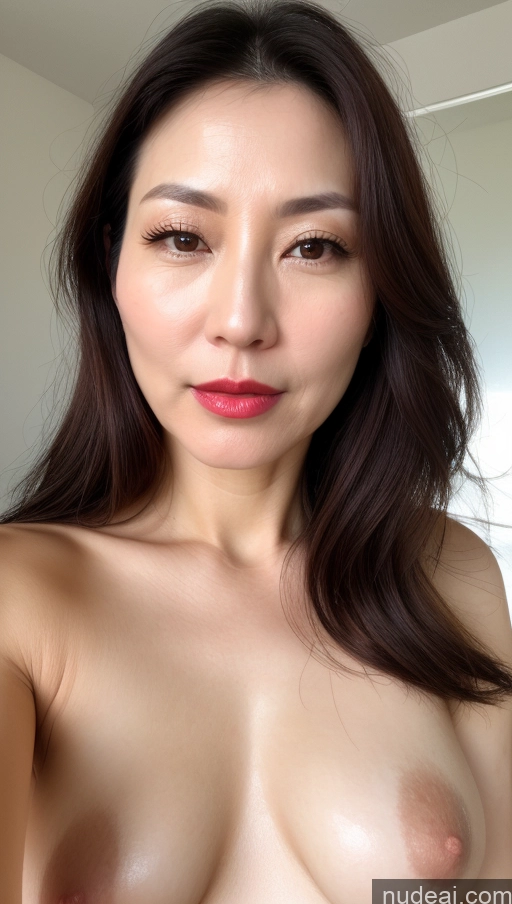 related ai porn images free for One Perfect Boobs Beautiful Lipstick Fairer Skin Korean Close-up View Brunette 40s Woman