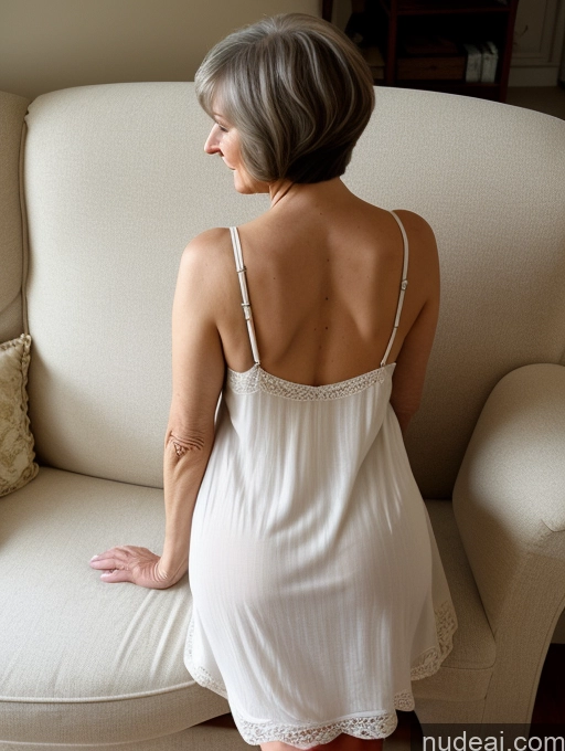 related ai porn images free for 80s Czech Busty Short Dress Chemise Nightgown Detailed Couch Short Hair Back View
