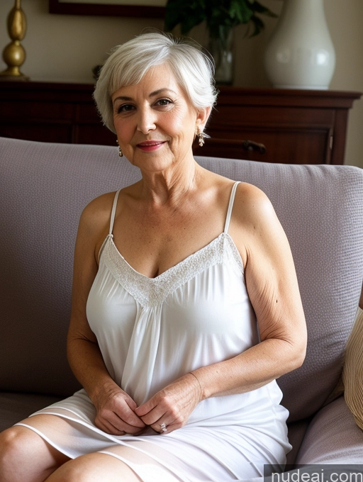 related ai porn images free for 80s Czech Busty Short Dress Chemise Nightgown Detailed Couch Short Hair Close-up View