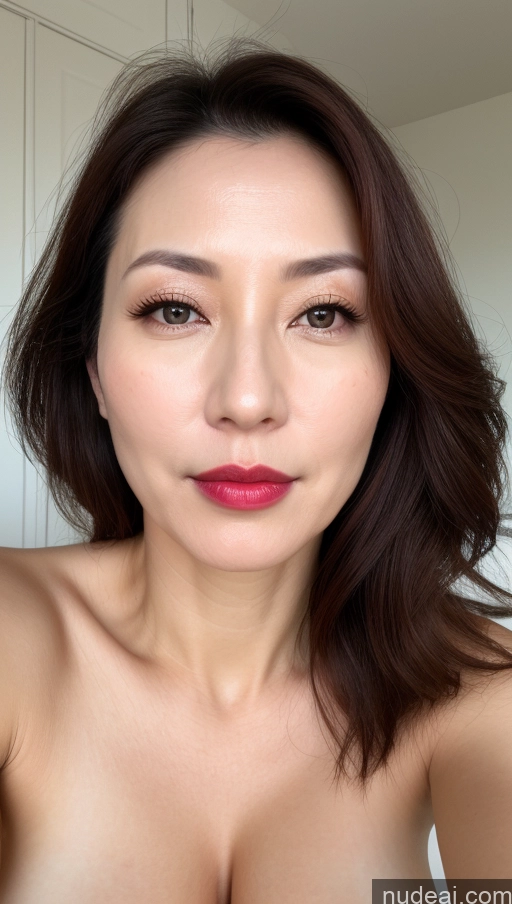 related ai porn images free for One Perfect Boobs Beautiful Lipstick Fairer Skin Korean Close-up View Brunette 40s Woman