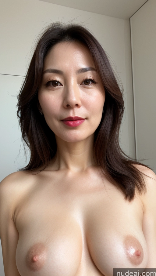 related ai porn images free for One Perfect Boobs Beautiful Lipstick Fairer Skin Korean Close-up View Brunette 40s Woman