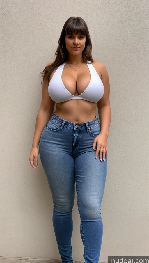 related ai porn images free for Athlete Perfect Boobs Big Hips Big Ass Jeans Front View Bangs