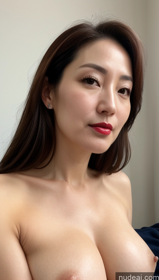 related ai porn images free for Woman One Perfect Boobs Beautiful Lipstick Fairer Skin 40s Brunette Korean Close-up View