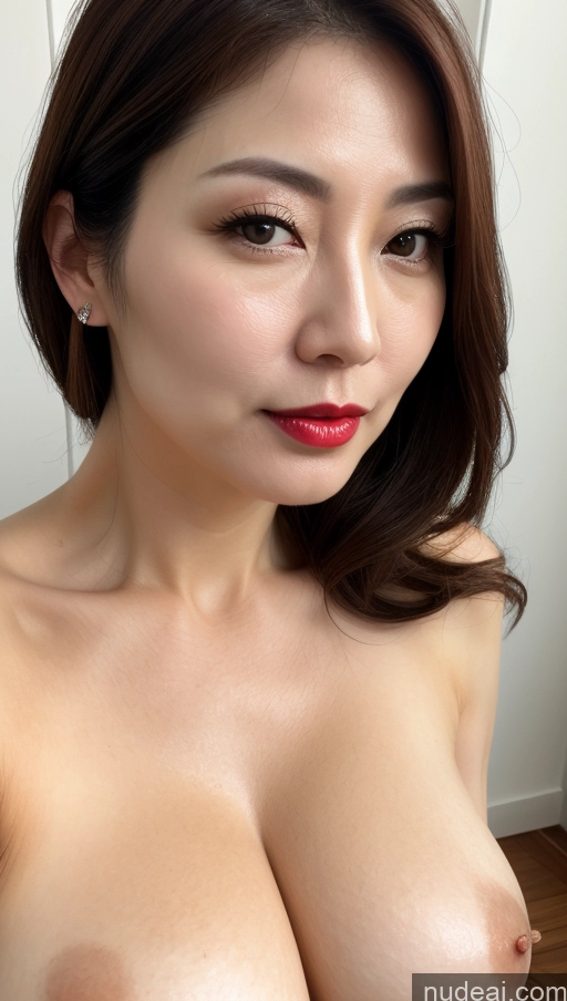 related ai porn images free for Woman One Perfect Boobs Beautiful Lipstick Fairer Skin 40s Brunette Korean Close-up View