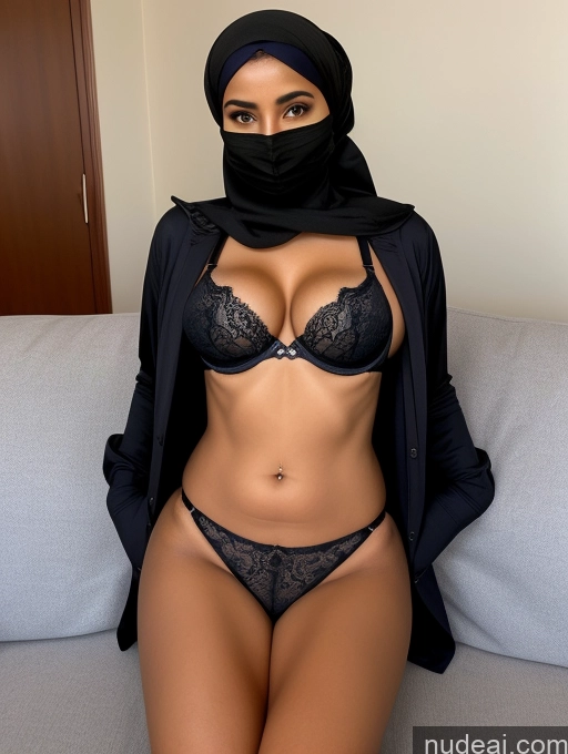 related ai porn images free for Milf Two Perfect Boobs Beautiful Perfect Body Dark Skin Arabic Bra Jacket Niqab Professor Stylish Detailed Busty Spreading Legs Pubic Hair Nude Couch Seductive