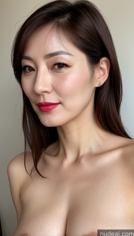 related ai porn images free for Woman One Perfect Boobs Beautiful Lipstick Fairer Skin 40s Brunette Korean Close-up View