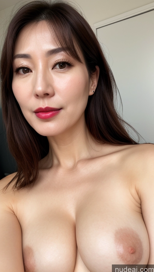 related ai porn images free for Woman One Perfect Boobs Beautiful Lipstick Fairer Skin 40s Brunette Korean Close-up View