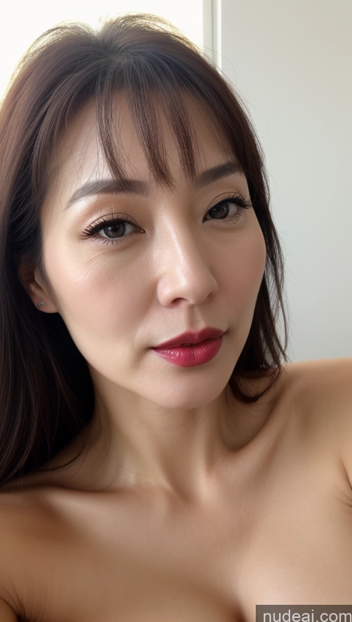 related ai porn images free for Woman One Perfect Boobs Beautiful Lipstick Fairer Skin 40s Brunette Korean Close-up View