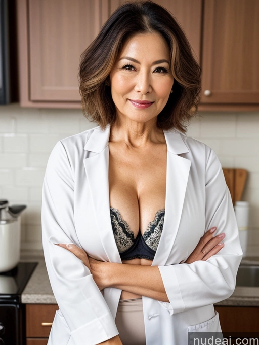 related ai porn images free for Milf Busty Perfect Boobs Beautiful Perfect Body 70s Sexy Face Bobcut Kitchen Doctor Bra Lab Coat Stylish Detailed Cleavage Japanese Two