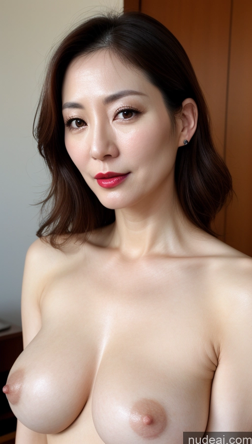 related ai porn images free for Woman One Perfect Boobs Beautiful Lipstick Fairer Skin 40s Brunette Korean Close-up View