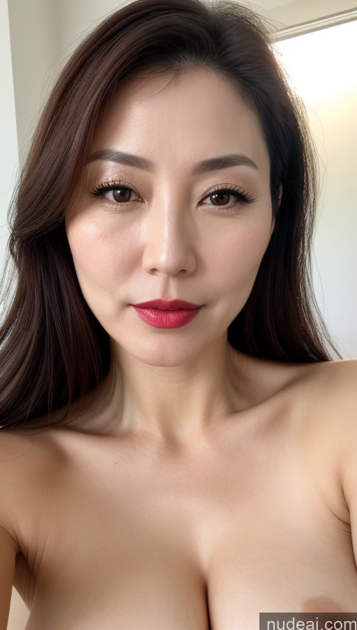 related ai porn images free for Woman One Perfect Boobs Beautiful Lipstick Fairer Skin 40s Brunette Korean Close-up View