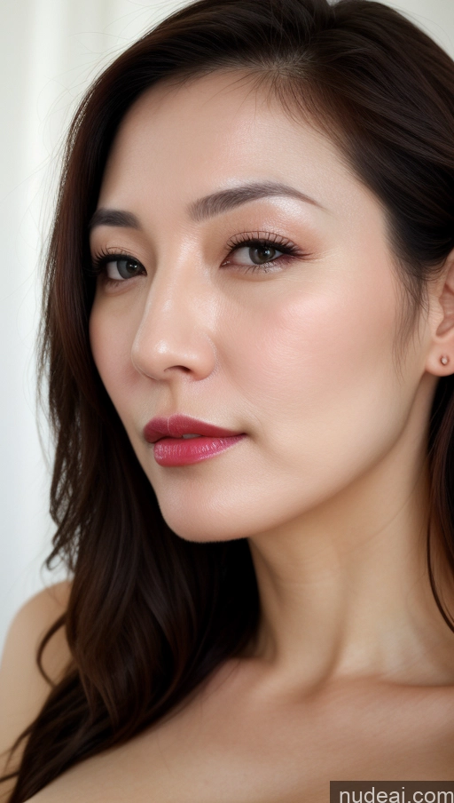related ai porn images free for Woman One Perfect Boobs Beautiful Lipstick Fairer Skin 40s Brunette Korean Close-up View