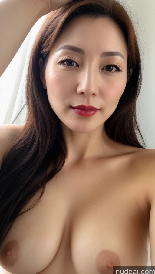 related ai porn images free for Woman One Beautiful Lipstick Fairer Skin 40s Brunette Korean Close-up View Small Tits Perfect Boobs