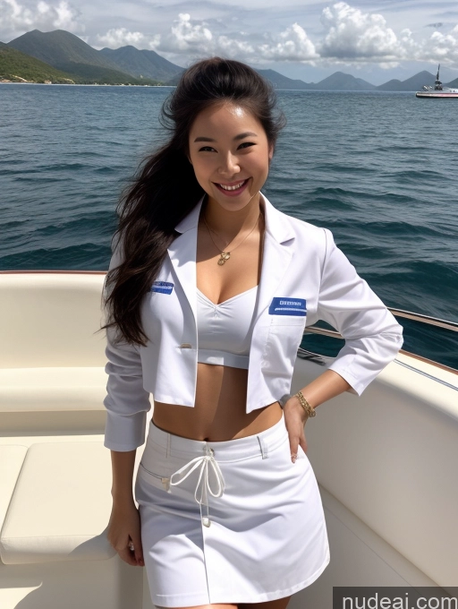 related ai porn images free for Sorority One Perfect Boobs Beautiful Perfect Body 20s Happy Hair Bun Asian Yacht Sexy Face Lab Coat Jeans Crop Top