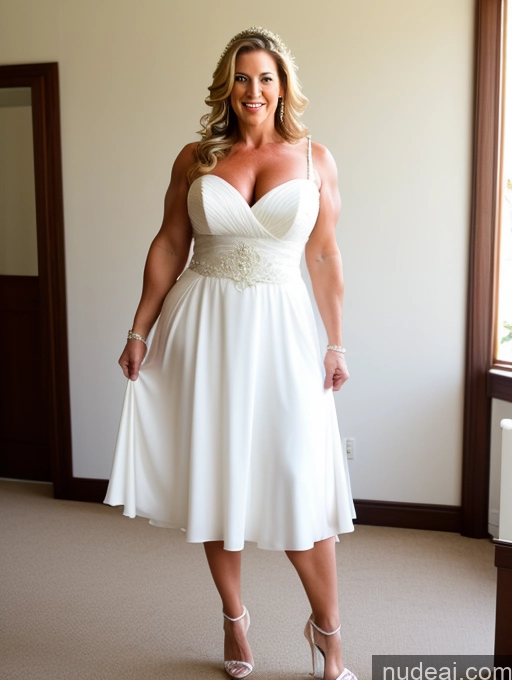 related ai porn images free for Milf Chubby Thick Muscular Wedding High Heels