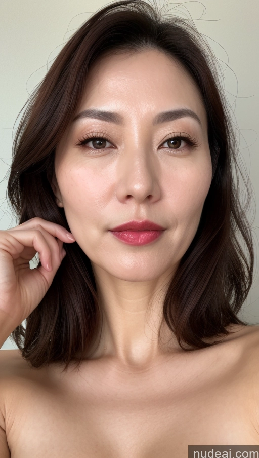 related ai porn images free for Woman One Perfect Boobs Beautiful Lipstick Fairer Skin 40s Brunette Korean Close-up View