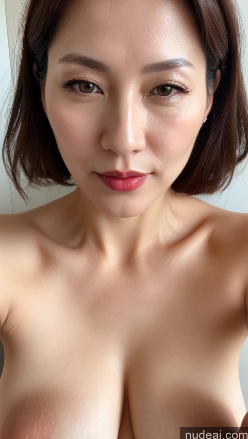 related ai porn images free for Woman One Perfect Boobs Beautiful Lipstick Fairer Skin Brunette Korean Close-up View 40s