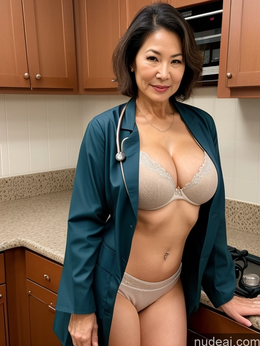 related ai porn images free for Milf Busty Perfect Boobs Beautiful Perfect Body 70s Sexy Face Bobcut Kitchen Doctor Bra Lab Coat Stylish Detailed Cleavage Japanese Two Topless Jacket