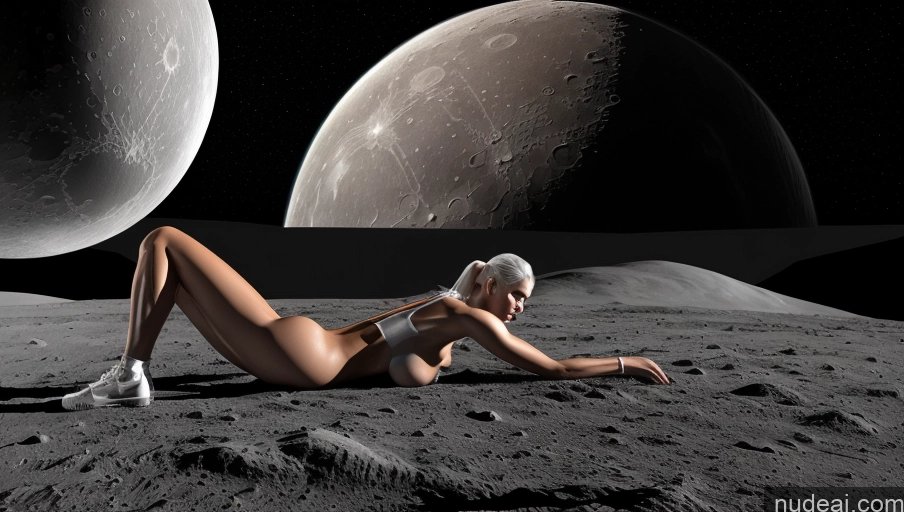 related ai porn images free for Cyborg One Long Legs Perfect Boobs Skinny Lipstick Muscular 20s Orgasm Sexy Face White Hair Ponytail Hungarian 3d Moon Front View On Back Nude Transparent Dark Lighting Detailed
