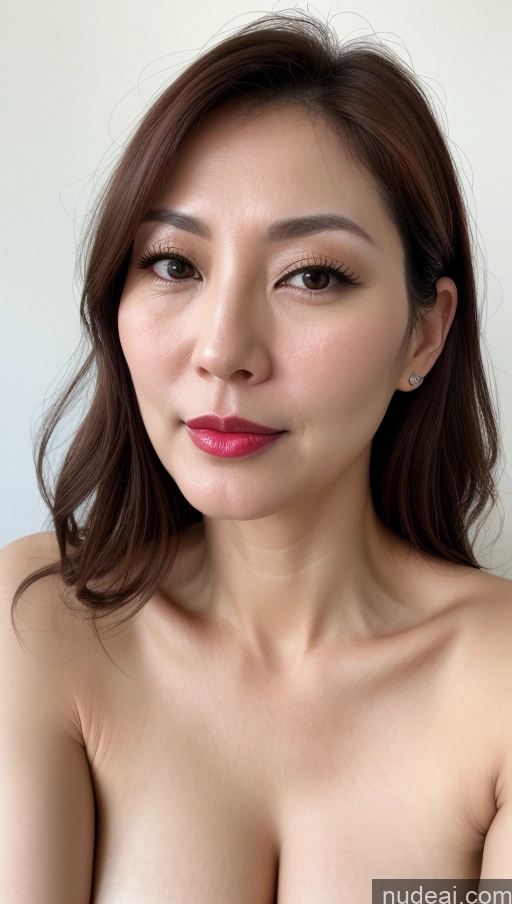 related ai porn images free for Woman One Perfect Boobs Beautiful Lipstick Fairer Skin 40s Brunette Korean Close-up View