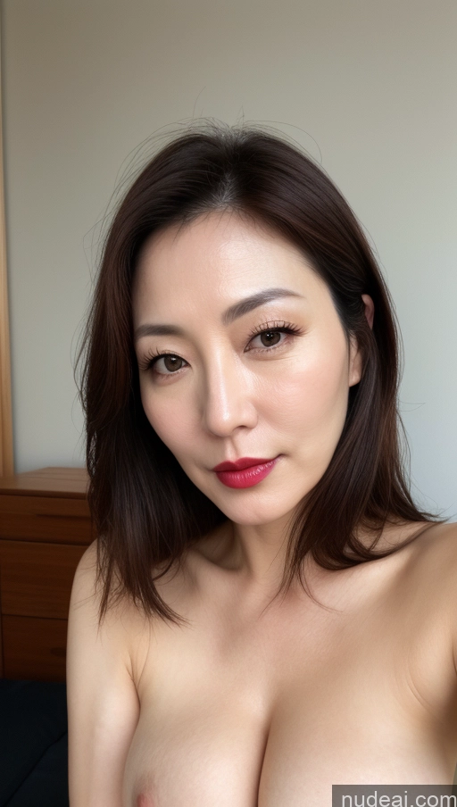 related ai porn images free for Woman One Perfect Boobs Beautiful Lipstick Fairer Skin 40s Brunette Korean Close-up View