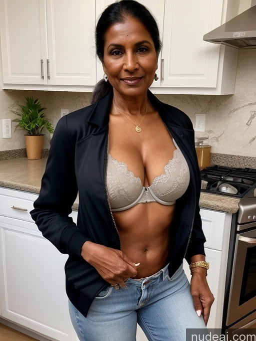 related ai porn images free for Milf Perfect Boobs Beautiful Perfect Body Dark Skin 70s Indian Kitchen Bra Casual Jacket Professor Stylish Suit Detailed Sexy Face Topless