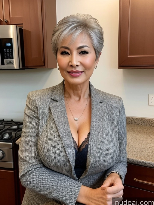 related ai porn images free for Milf Perfect Boobs Beautiful Perfect Body 70s Pixie Chinese Kitchen Bra Casual Jacket Professor Stylish Suit Cleavage Detailed Sexy Face Busty