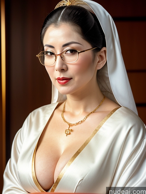 related ai porn images free for Woman Busty Small Tits Glasses Pubic Hair Fairer Skin 60s White Nun Cleavage Gold Jewelry Geisha